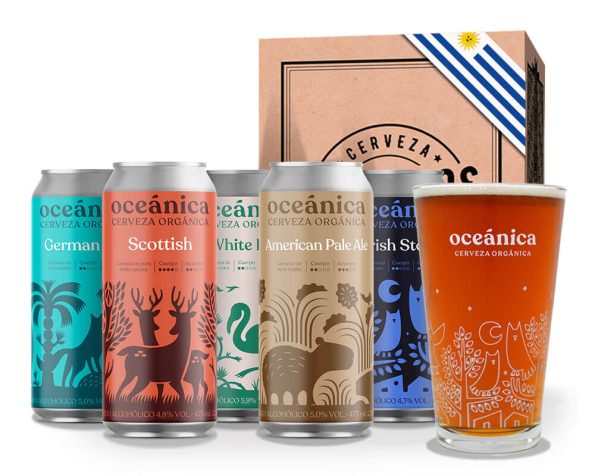 Pack Oceánica (5x473ml + Vaso) - Sabremos Tomar