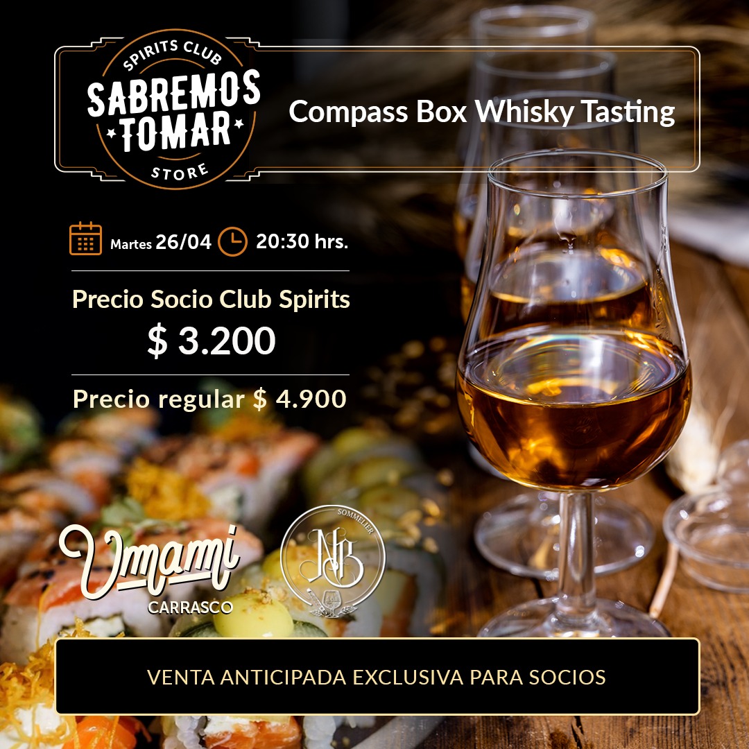 Compass Box Whisky Tasting Sabremos Tomar